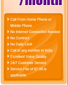India unlimited international calling