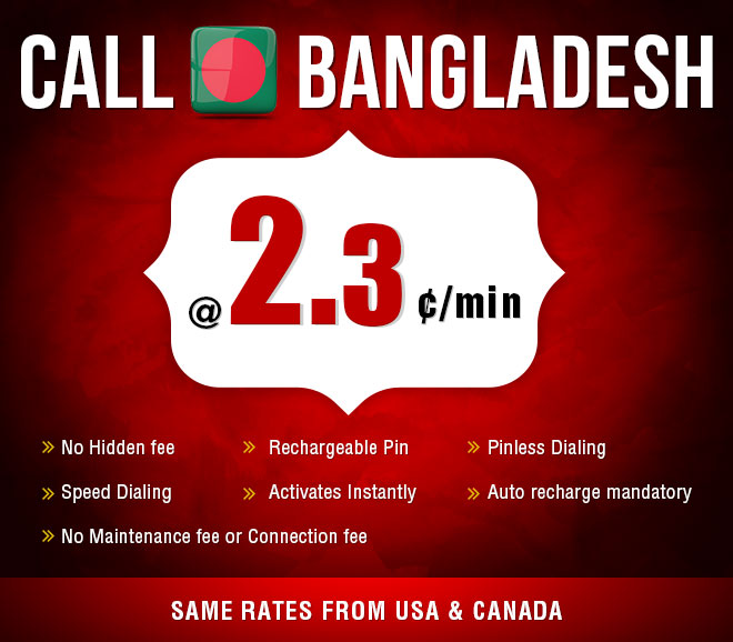 calling cards Bangladesh